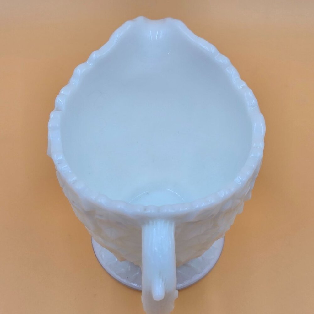 Westmoreland Bramble Milk Glass Creamer and Sugar Set Vintage - Picture 8 of 14